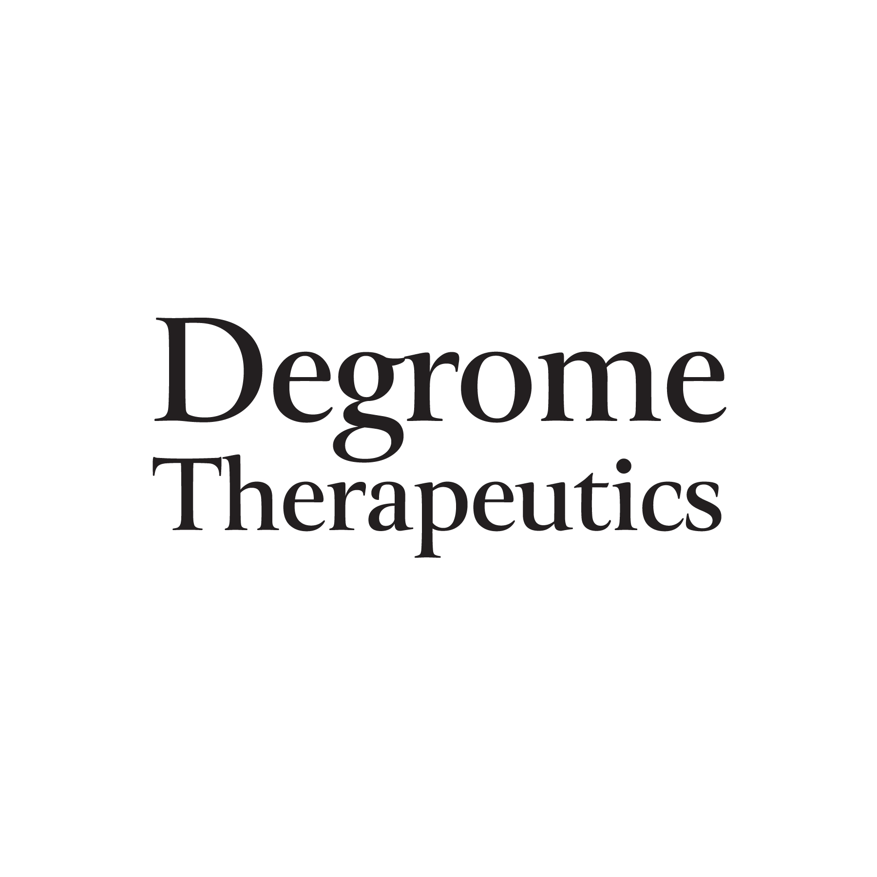 Degrome Therapeutics